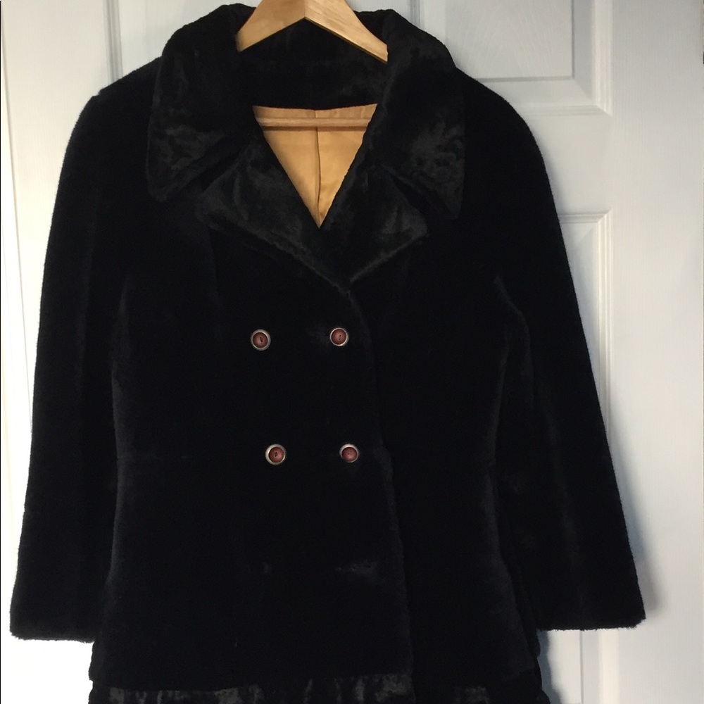 Vintage Borglaska faux fur coat